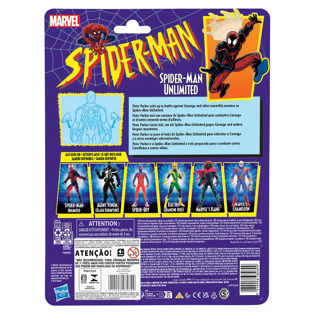 Figura Spider-man Unlimited Spiderman Marvel Comics 15Cm - Image 10