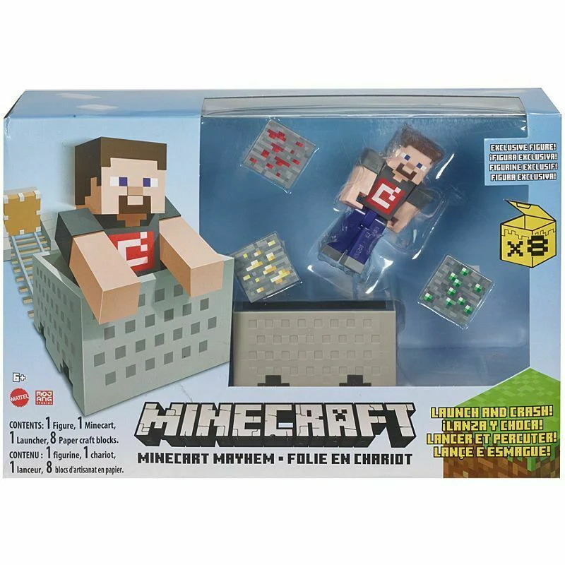 Figura Steve Vagoneta Explosiva Minecraft - Image 4