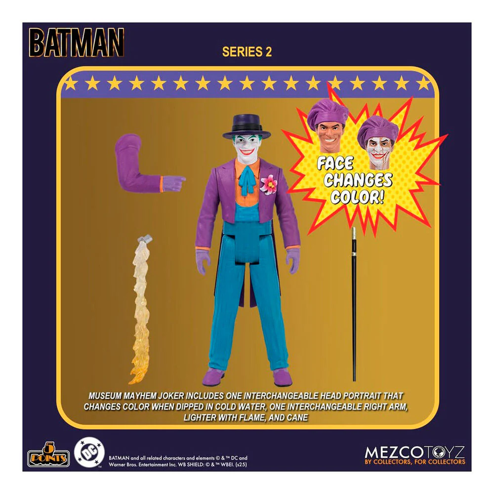 Figura The Joker Museum Mayhem Batman 1989 Series 2 Dc Comics 9,5Cm