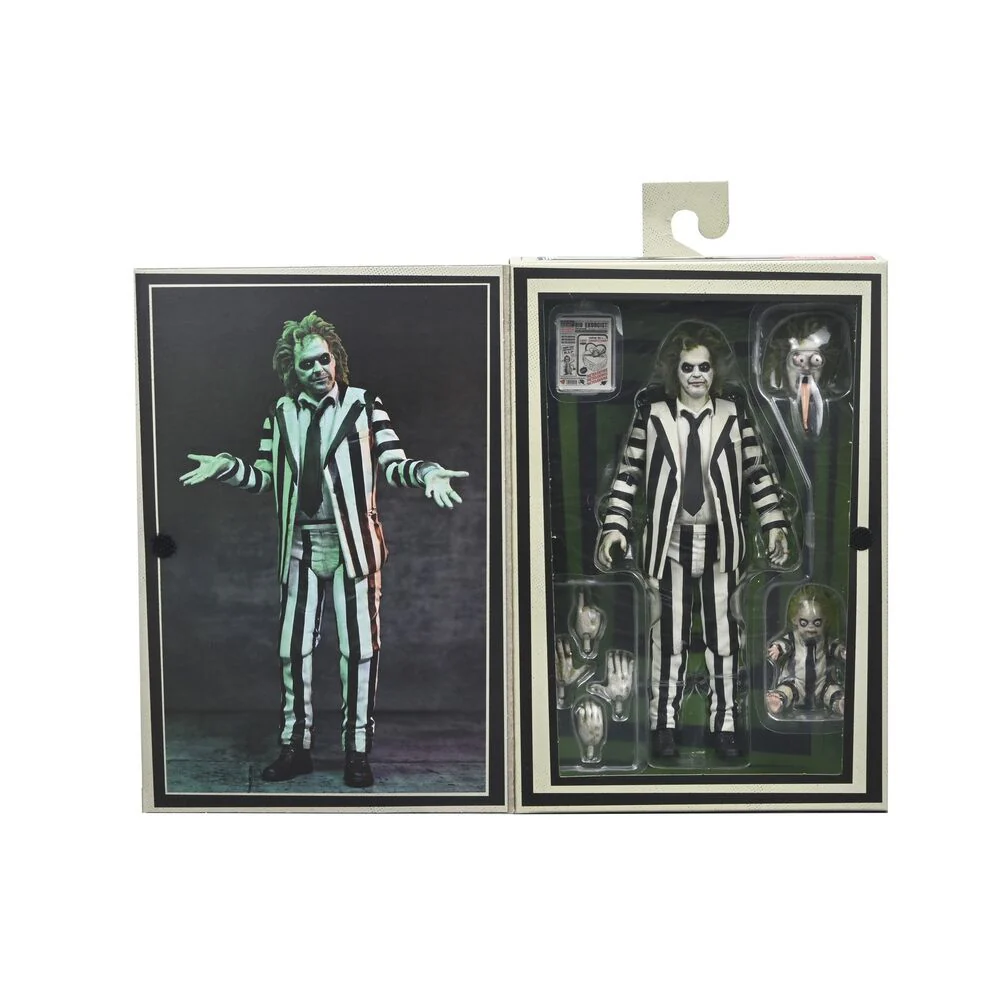 Figura Ultimate Beetlejuice Striped Suit Beetlejuice 18Cm