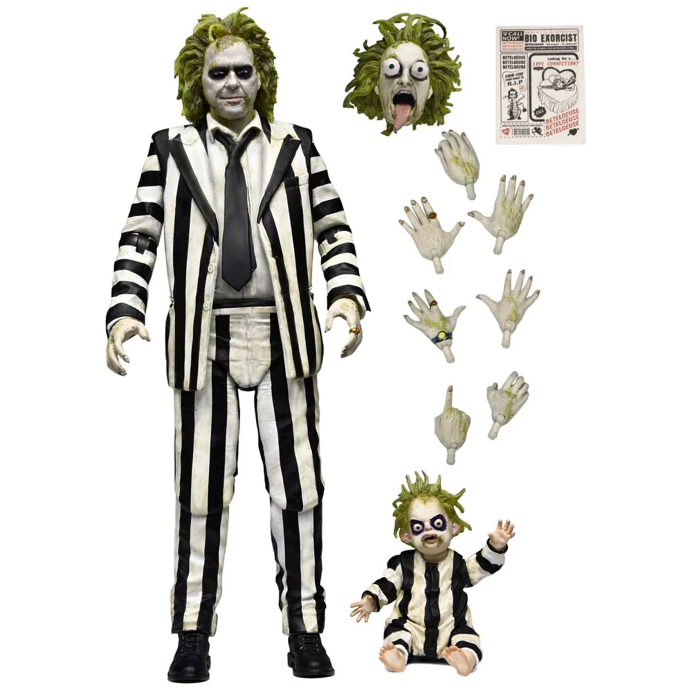 Figura Ultimate Beetlejuice Striped Suit Beetlejuice 18Cm - Image 2