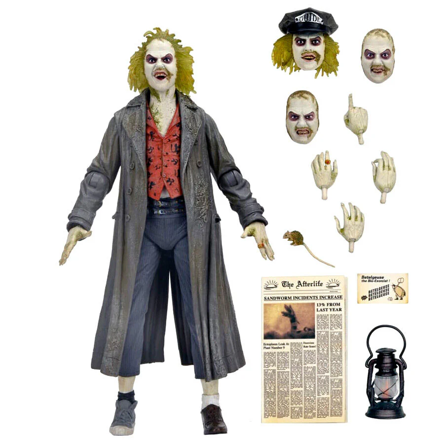 Figura Ultimate Beetlejuice: Tour Guide The Bio-exorcist Beetlejuice 1988 18Cm