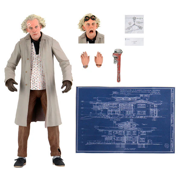 Figura Ultimate Doc Brown Regreso Al Futuro 18Cm