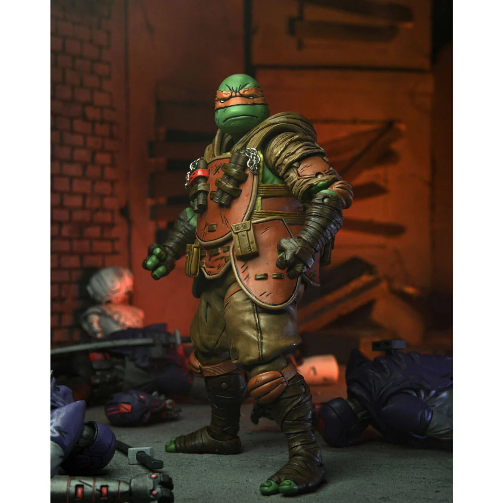 Figura Ultimate Flashback Michelangelo Teenage Mutant The Last Ronin Tortugas Ninja 18Cm - Image 5