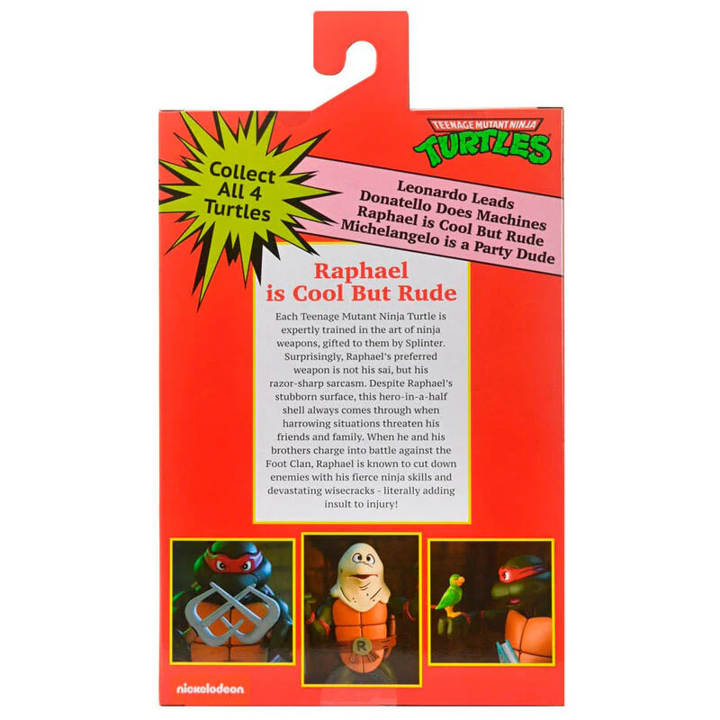Figura Ultimate Raphael Vhs Cartoon Tortugas Ninja 18Cm - Image 4
