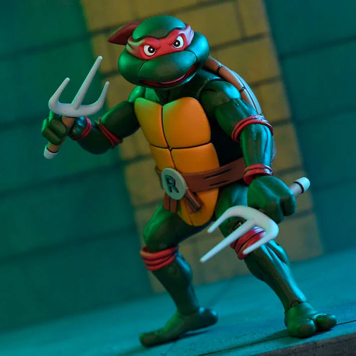 Figura Ultimate Raphael Vhs Cartoon Tortugas Ninja 18Cm - Image 5