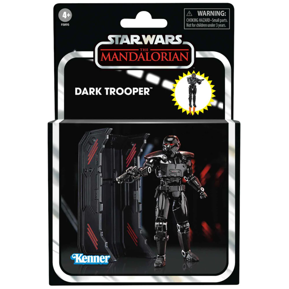 Figura Vin Dark Trooper The Mandalorian Star Wars 9,5Cm