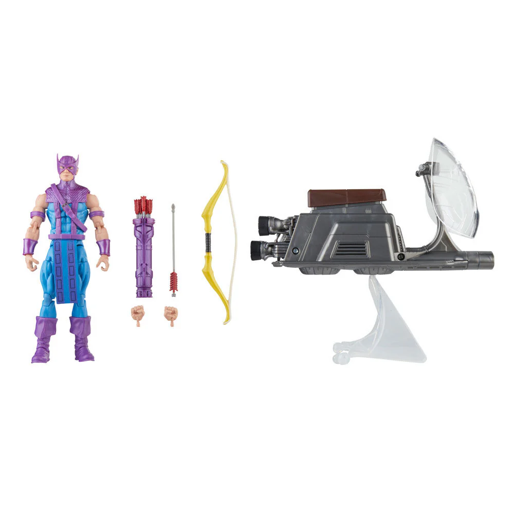 Figuras Hawkeye + Sky-Cycle Beyond Earths Mightiest Los Vengadores Avengers Marvel 15Cm
