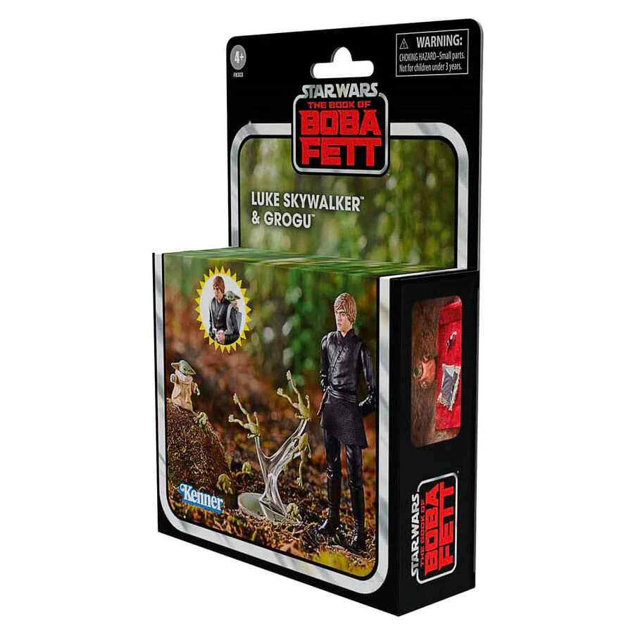 Figuras Luke Skywalker & Grogu El Libro De Boba Fett Star Wars 9,5Cm - Image 2