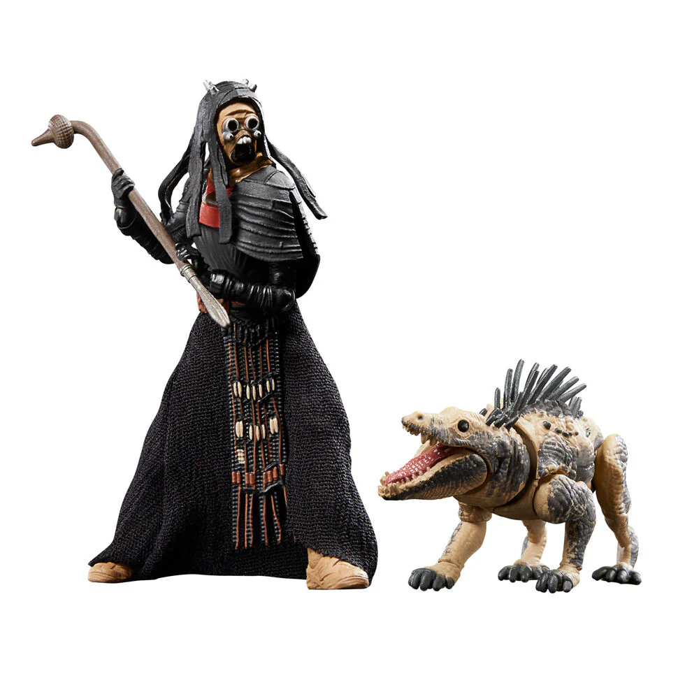 Figuras Tusken Warrior & Massiff El Libro De Boba Fett Star Wars 9,5Cm