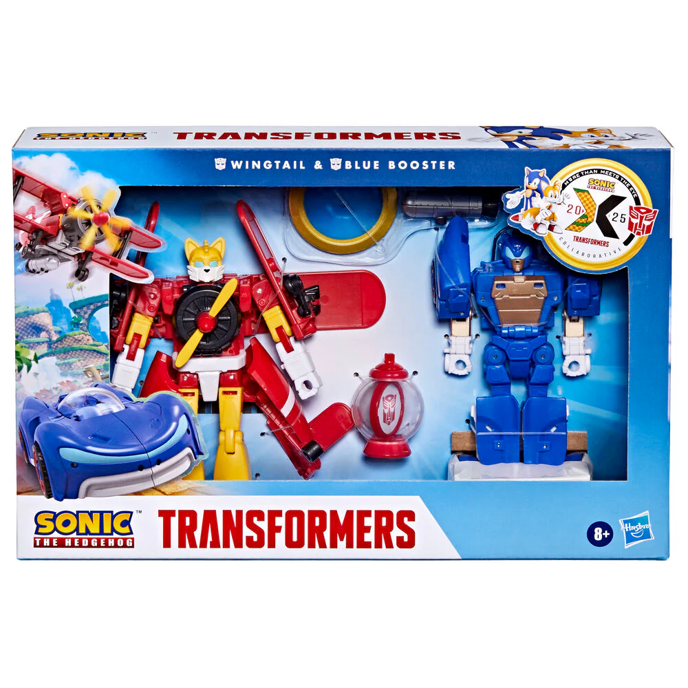 Figuras Wingtail & Blue Booster Sonic The Hedgehog Transformers 12,7Cm - Image 4