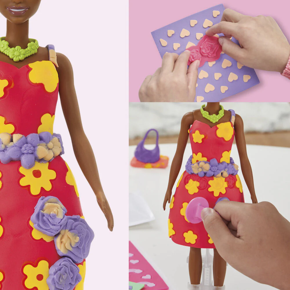 Flores Y Rosas Barbie Play-doh - Image 2