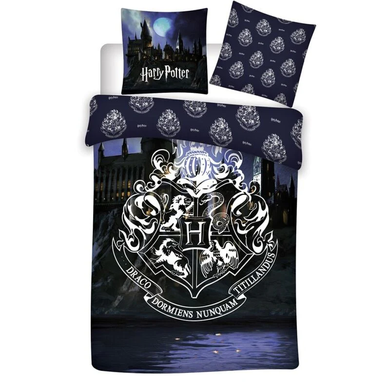 Funda Nordica Hogwarts Harry Potter Cama 90Cm Microfibra