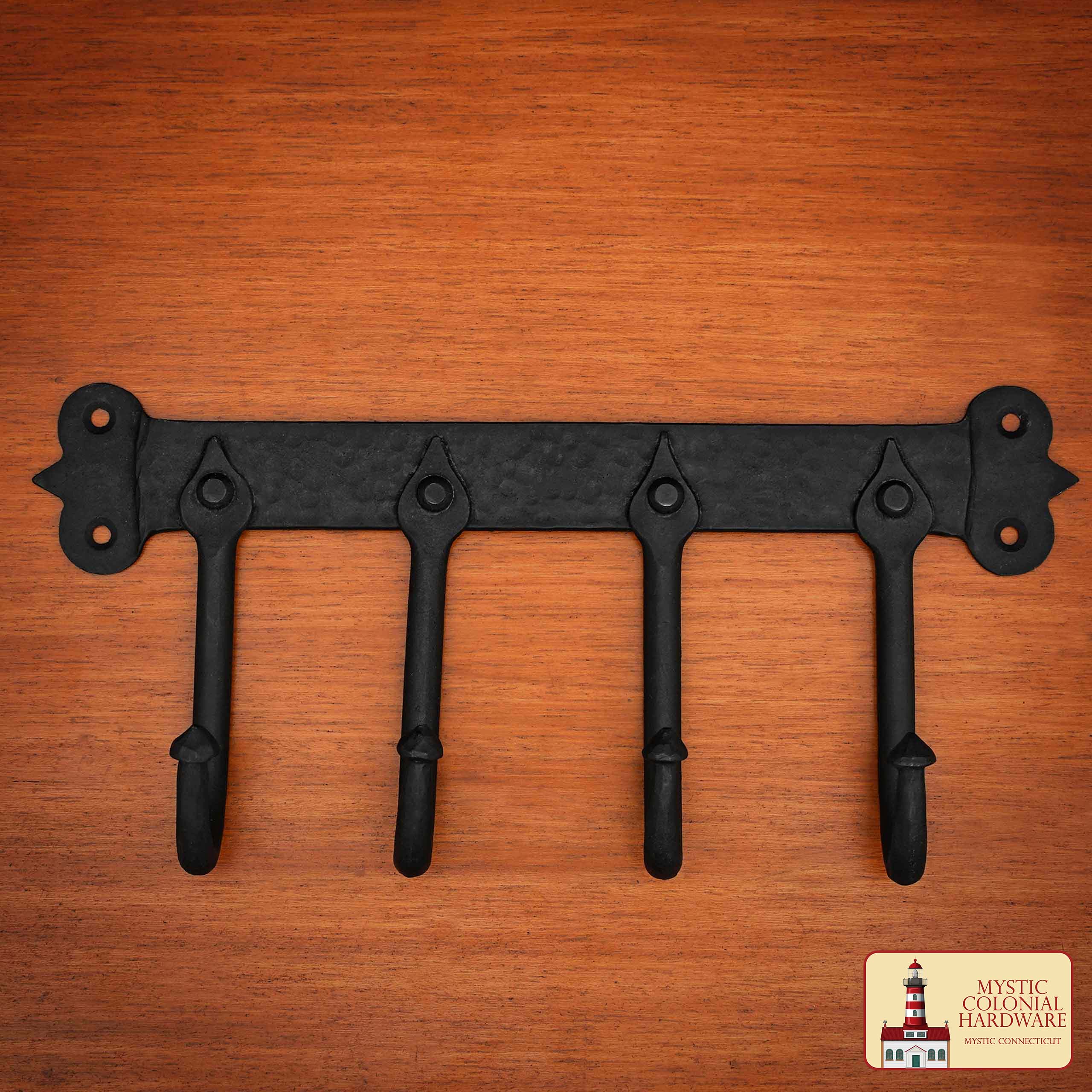 Ganchos de Pared Rústicos de Hierro Fundido, Ganchos Utilitarios Retro Resistentes para Colgar Abrigos, Bolsos, Toallas, Batas, Sombreros y Más, Acabado: Ennegrecido con Aceite - Image 6