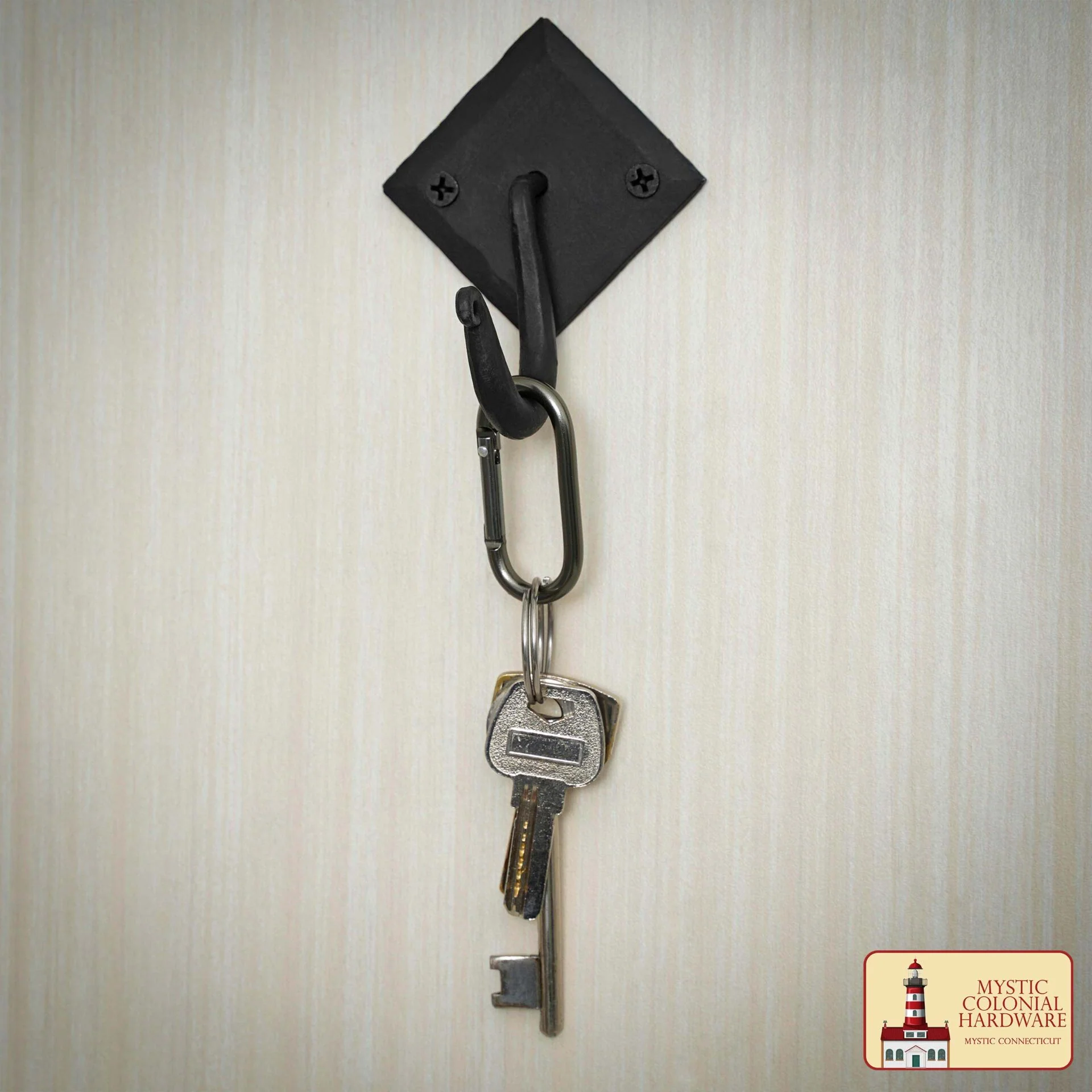 Ganchos de Pared Rústicos de Hierro Fundido, Ganchos Utilitarios Retro Resistentes para Colgar Abrigos, Bolsos, Toallas, Batas, Sombreros y Más, Acabado: Ennegrecido con Aceite - Image 7
