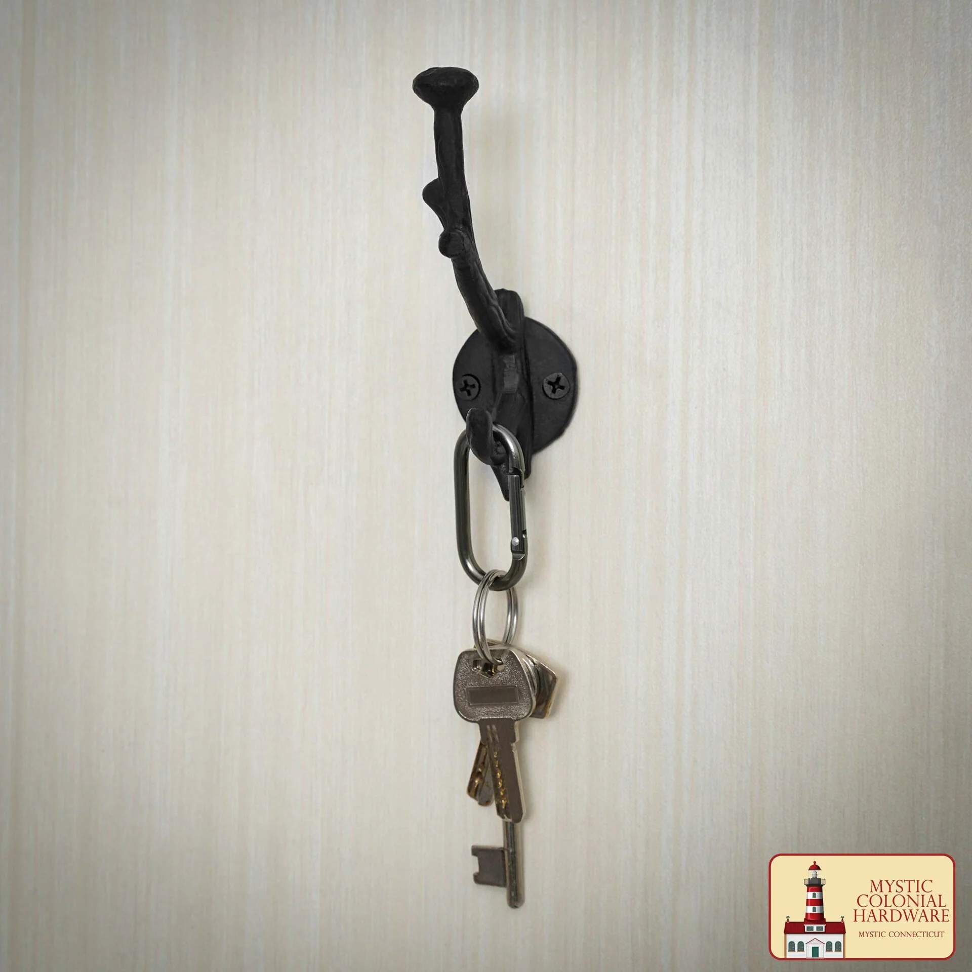 Ganchos de Pared Rústicos de Hierro Fundido : Ideales para Ambientes Victorianos, Coloniales, Retro, Steampunk, Góticos y Barrocos (1 2 X 3.8 ) Cm - Image 5
