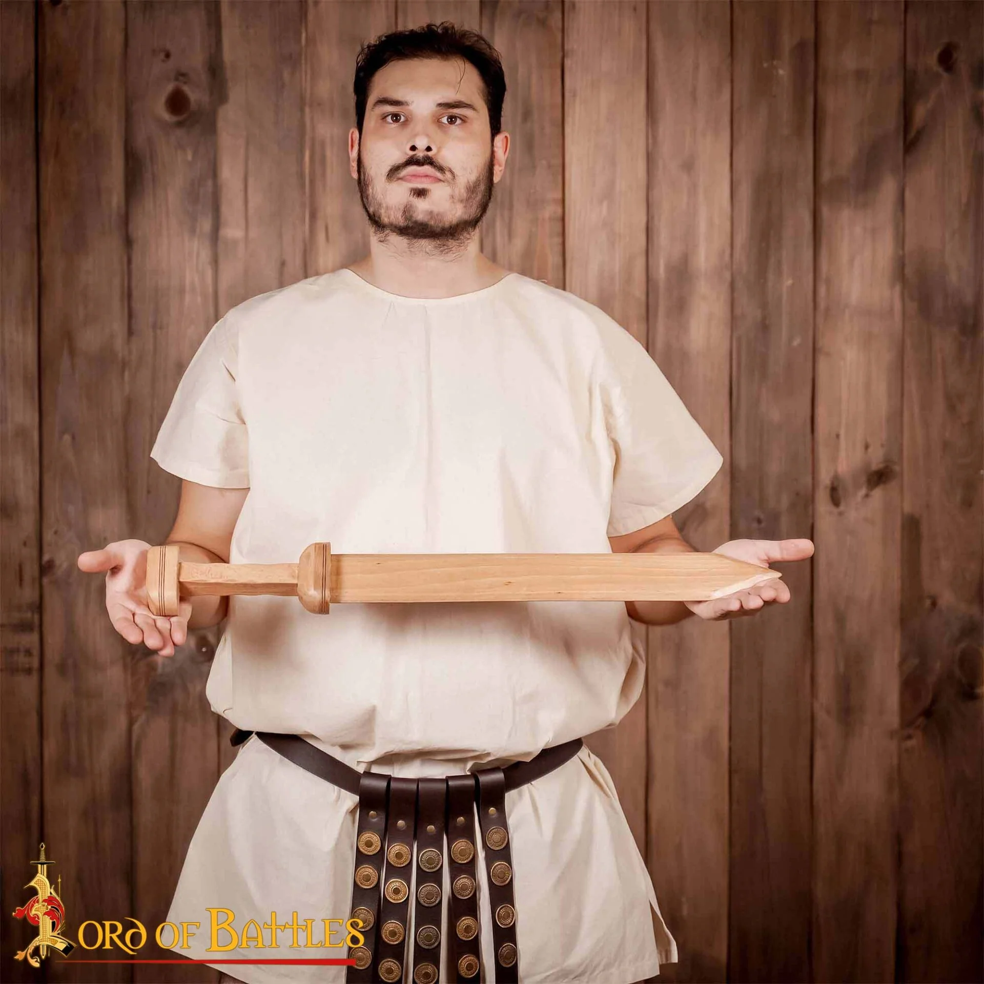 Gladius Romano Espada Artesanal de Madera con Diseño Histórico - Image 5