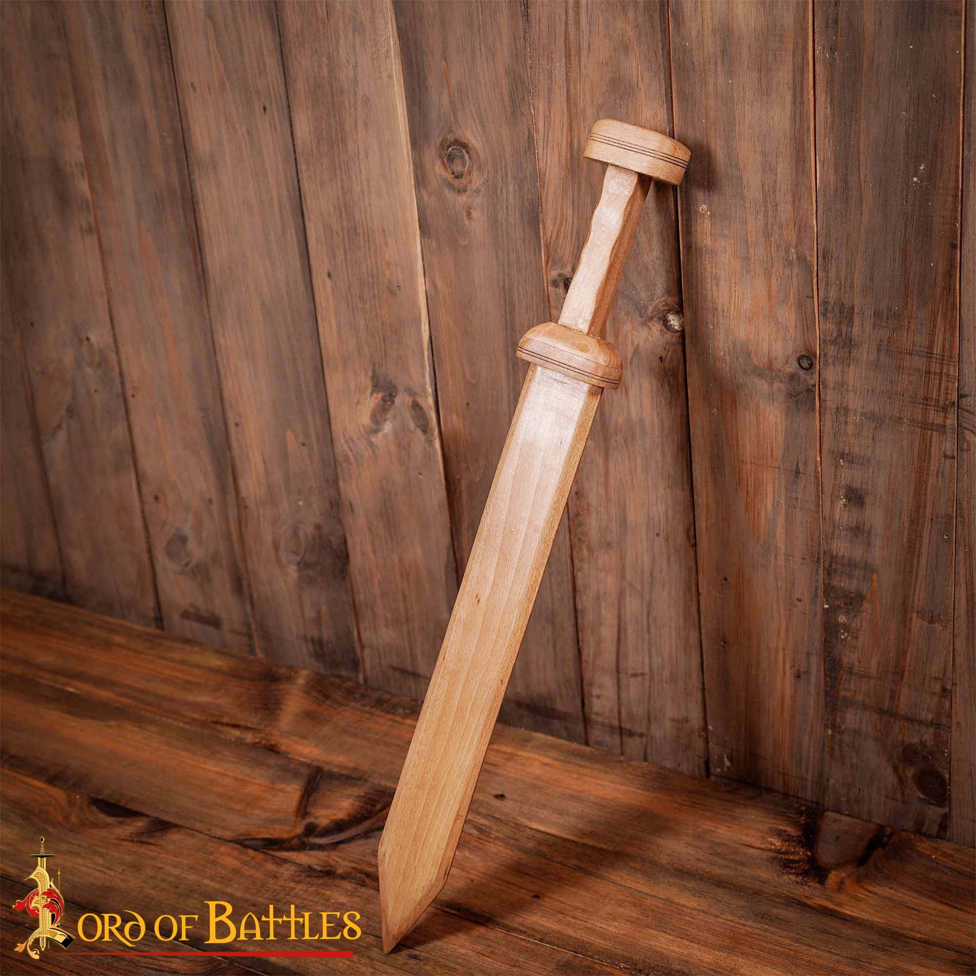 Gladius Romano Espada Artesanal de Madera con Diseño Histórico - Image 6