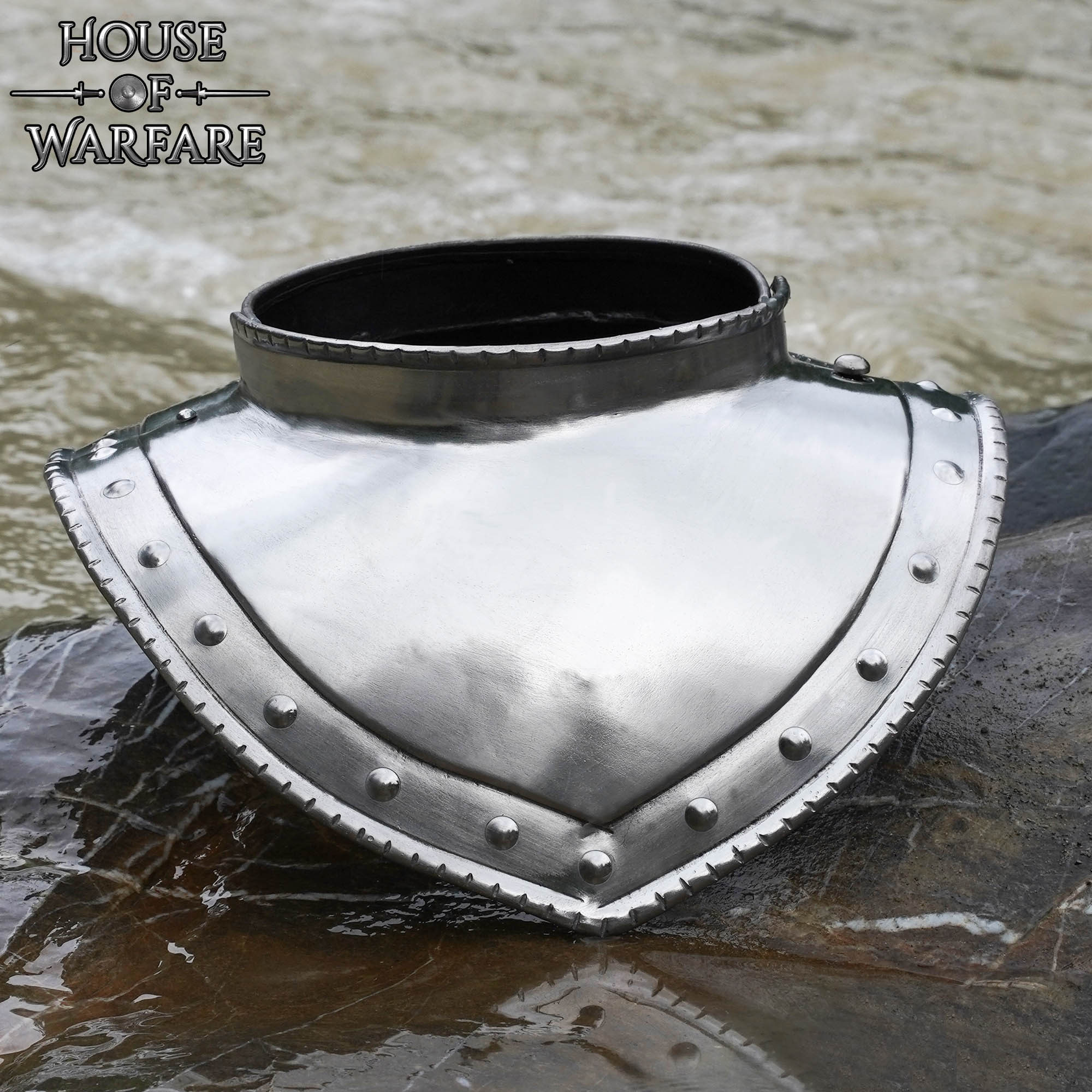 Gorget Medieval de Acero para Soldados - Image 10