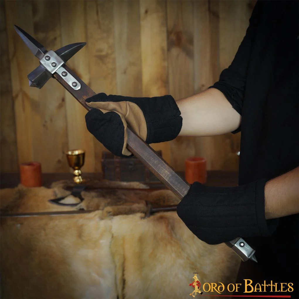 Guantes Mitones Acolchados Hechos a Mano con Lona de Algodón - Image 10