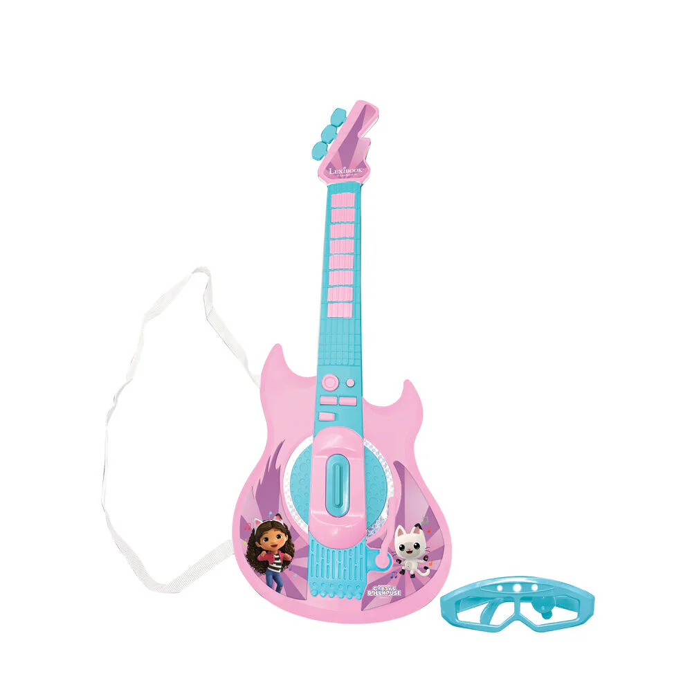 Guitarra Electronica Con Microfono La Casa De Muñecas De Gabby