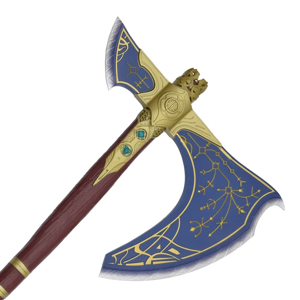 Hacha Leviatán de Kratos Decorativa Azul God of War - Image 3
