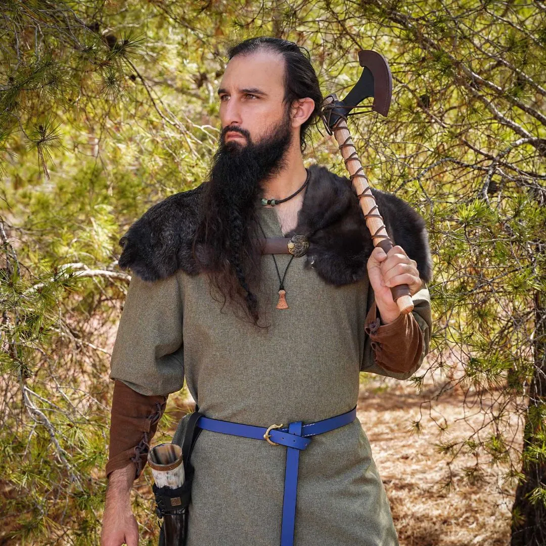 Hacha Vikinga - Acero al Carbono y Mango de Madera - Image 4