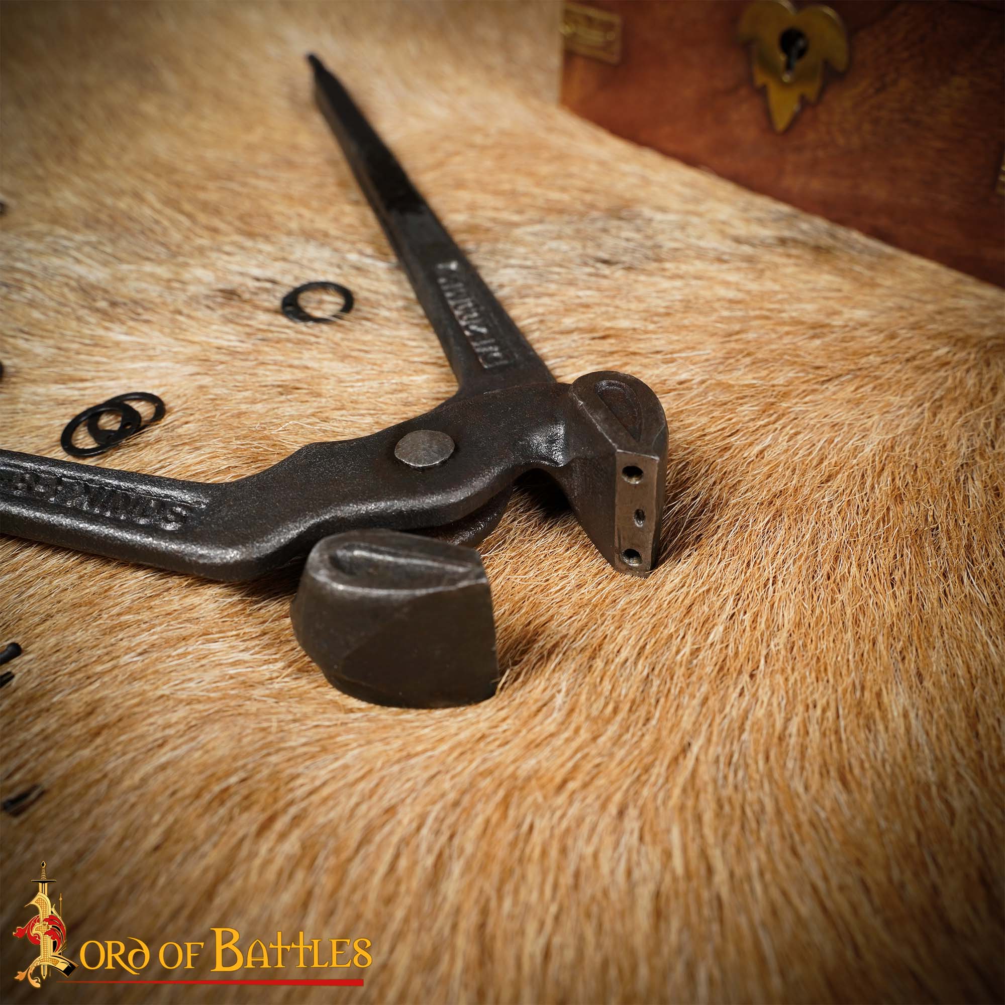 Herramienta de Remachado de Cuña - Alicates de Acero Negro de 8 Pulgadas para Anillos de Cota de Malla de 9 Mm - Herramienta de Remachado de Ensamblaje de Cota de Malla Auténtica - Image 5