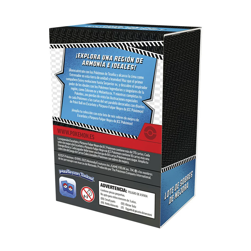 Juego Cartas Coleccionables Booster Bundle Fulgor Negro Pokemon Español - Image 2