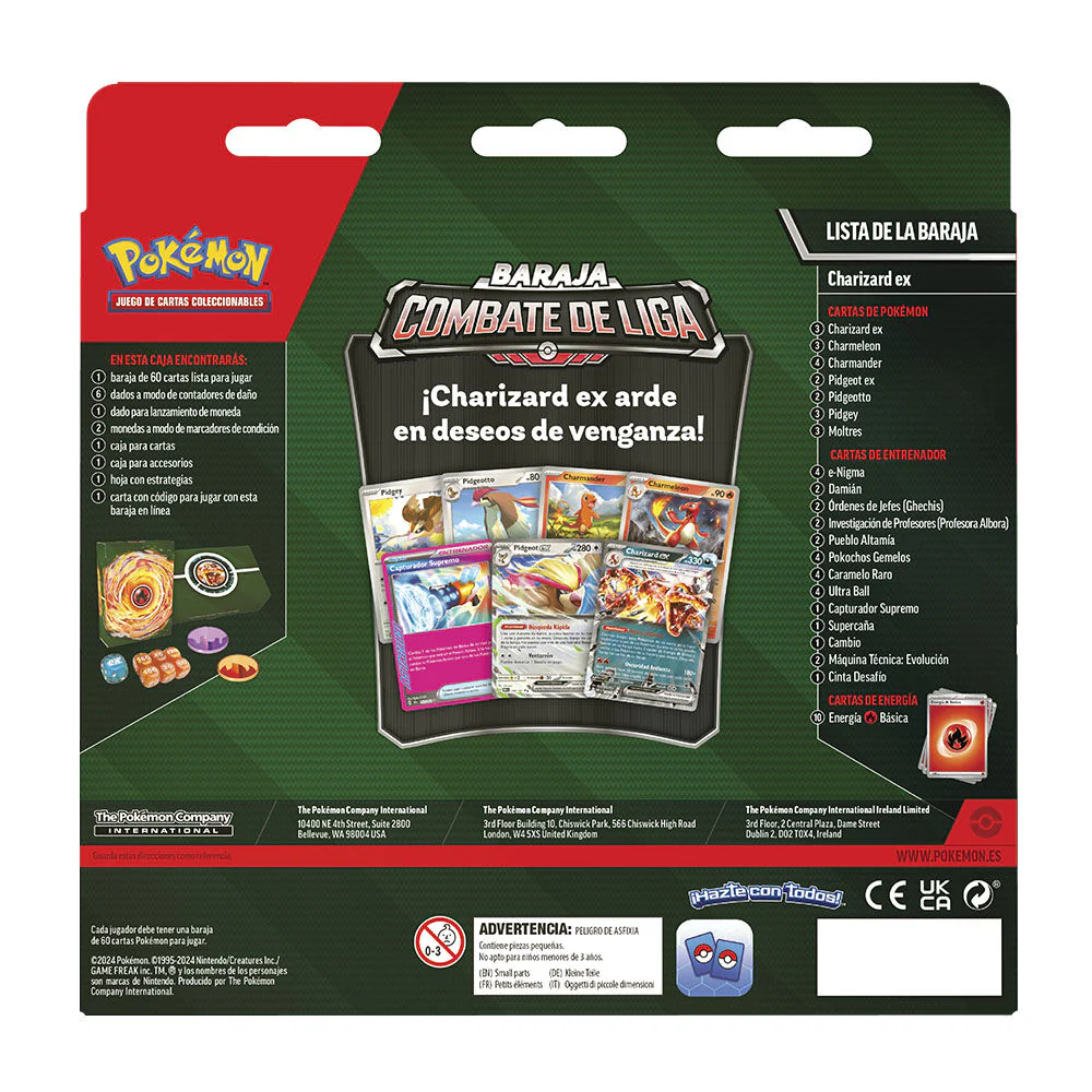 Juego Cartas Coleccionables Charizard Pokemon Español