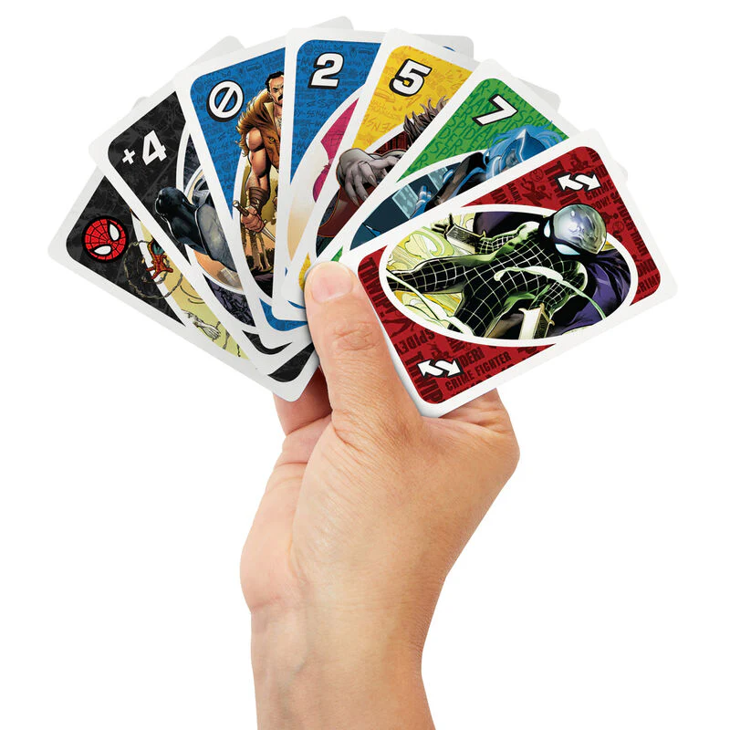 Juego Cartas Uno Spiderman Marvel - Image 3
