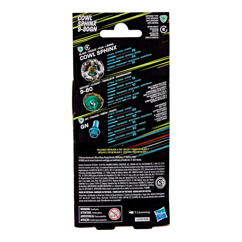 Juego Cowl Sphinx 9-80Gn Beyblade X - Image 7