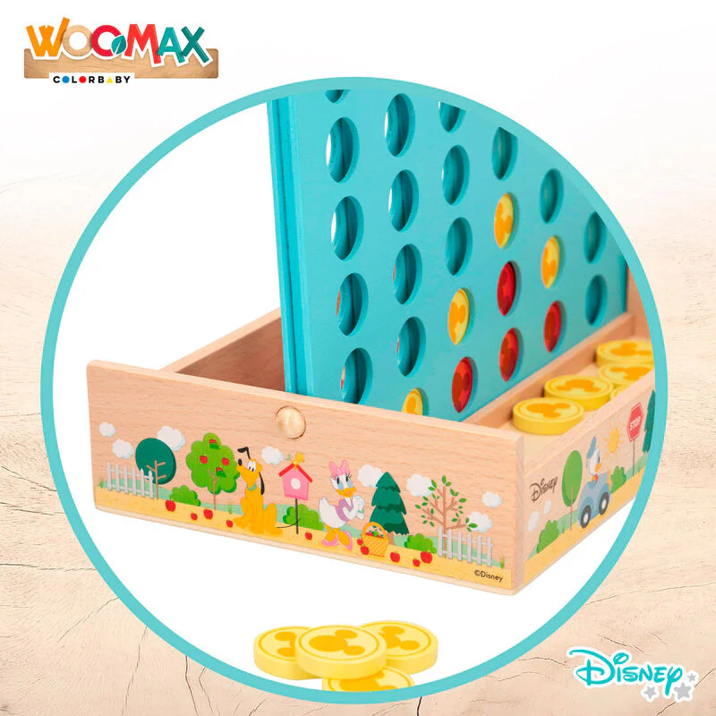 Juego Cuatro En Raya Madera Disney - Image 3
