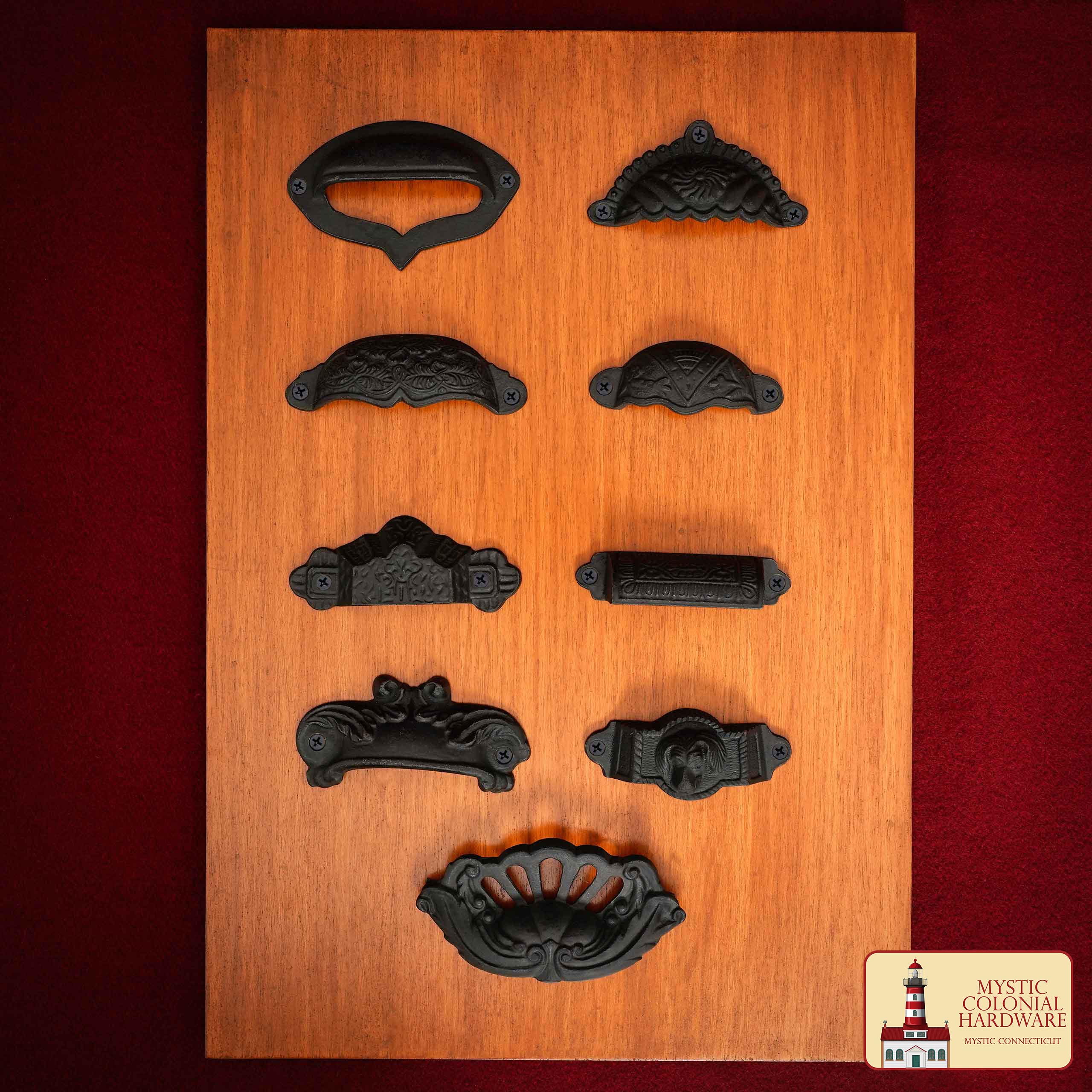 Juego de 4 Tiradores de Hierro Fundido Rústico: Ideal para Ambientes Victorianos, Coloniales, Retro, Steampunk, Góticos, Barrocos y Medievales, (10.5x3.5) Cm - Image 6