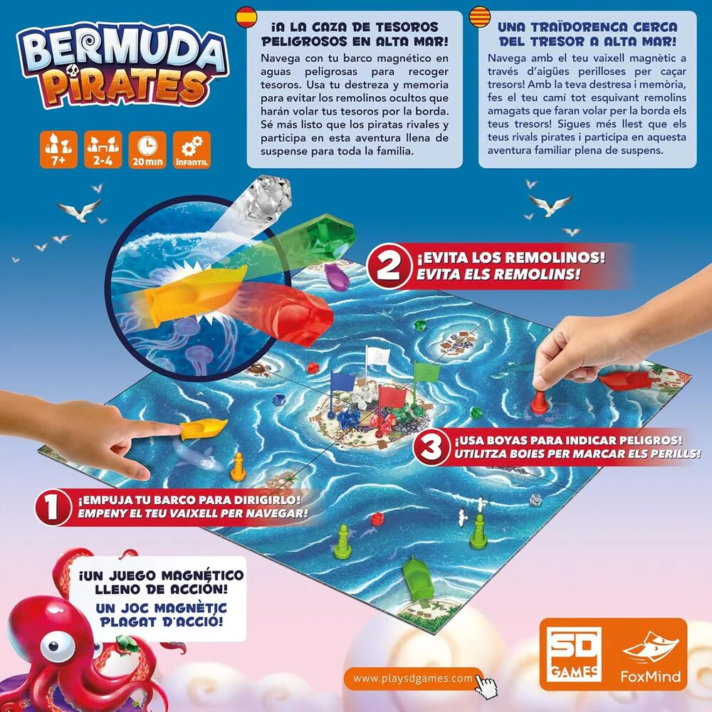 Juego De Mesa Bermuda Piratas Español - Image 5
