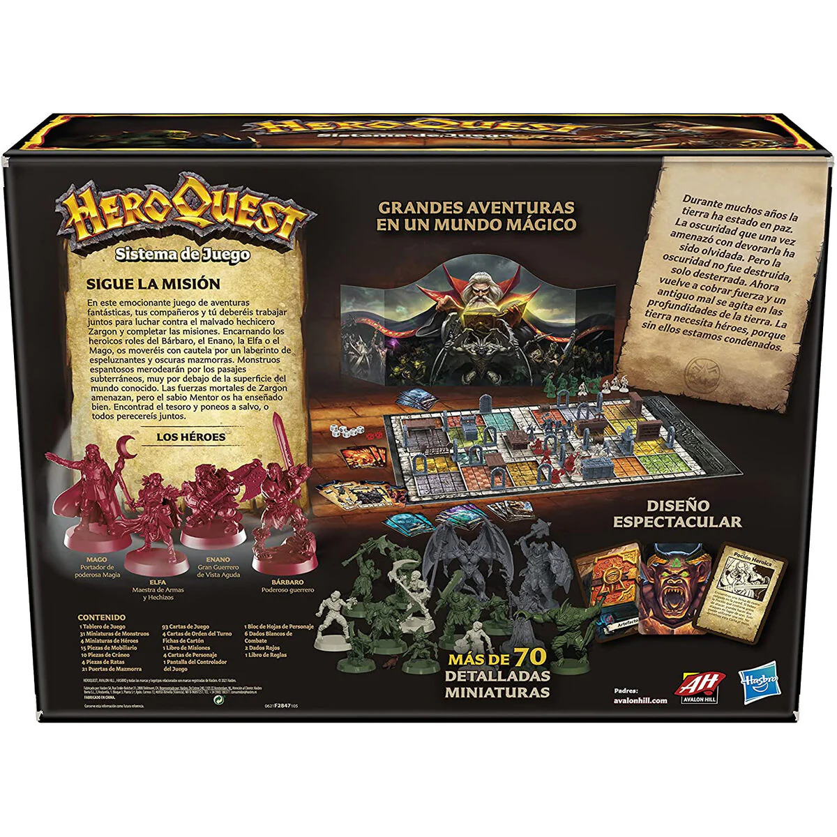 Juego De Mesa Heroquest Aventuras En Mazmorras Avalon Hill Español - Image 4