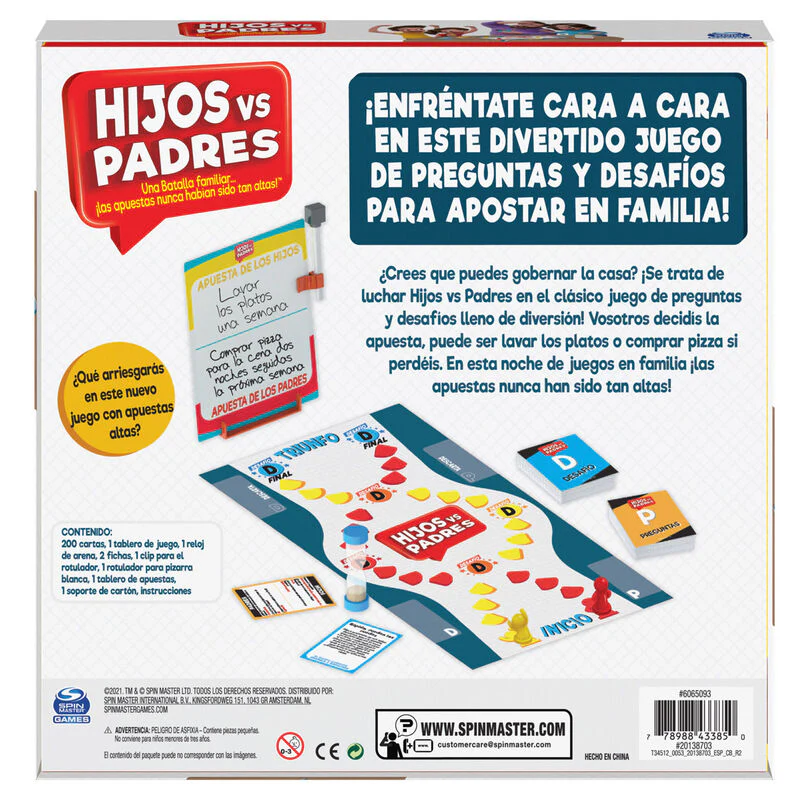 Juego De Mesa Hijos Contra Padres Español - Image 5