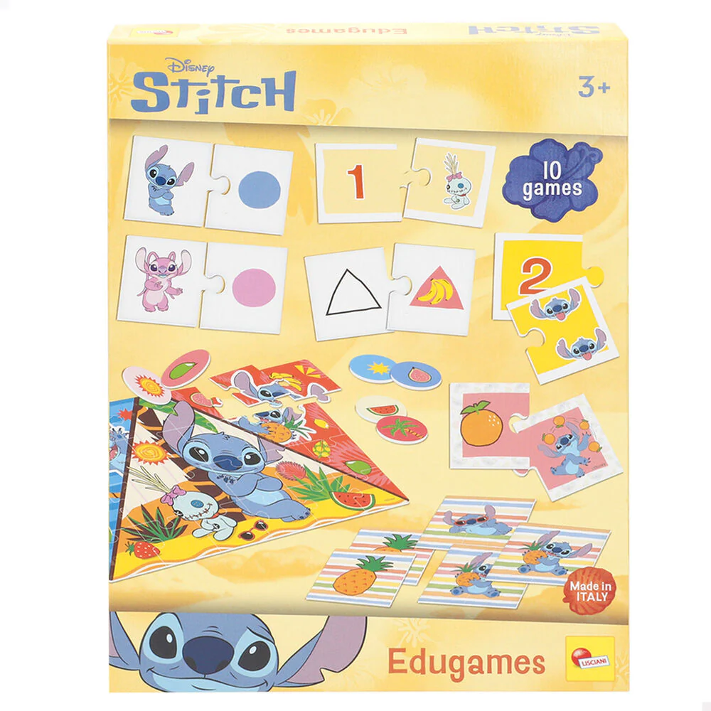 Juego Educativo 10 En 1 Stitch Disney