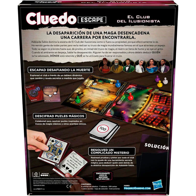 Juego Mesa El Club Del Ilusionista Cluedo Español - Image 4