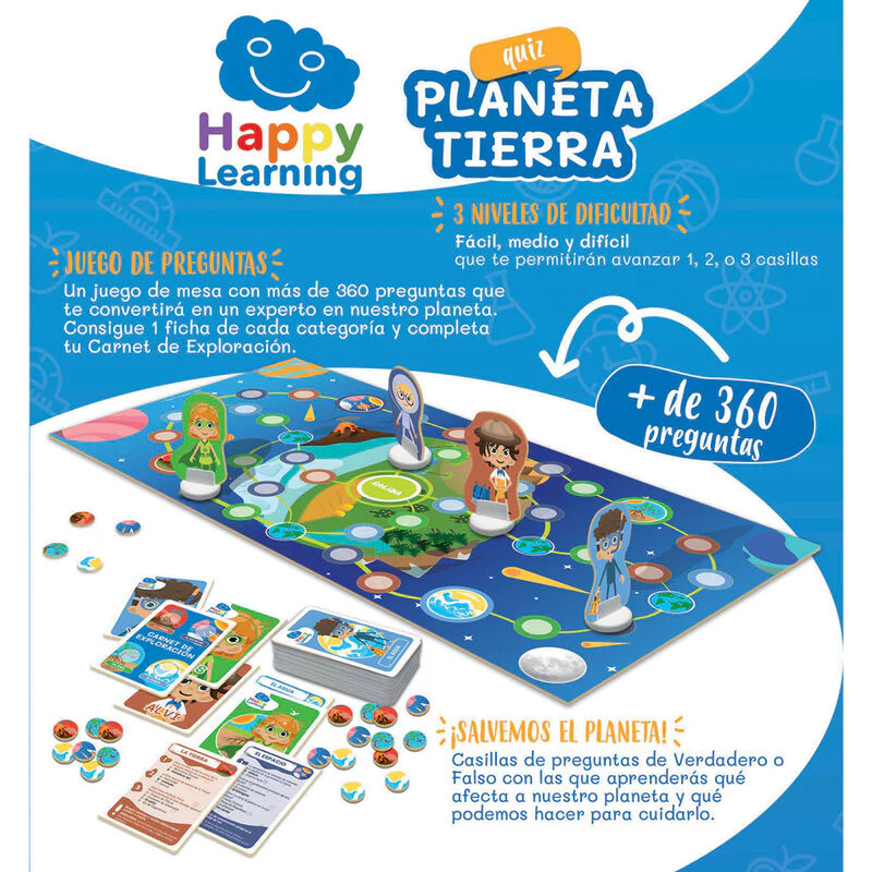 Juego Mesa Planeta Tierra Happy Leaning - Image 2