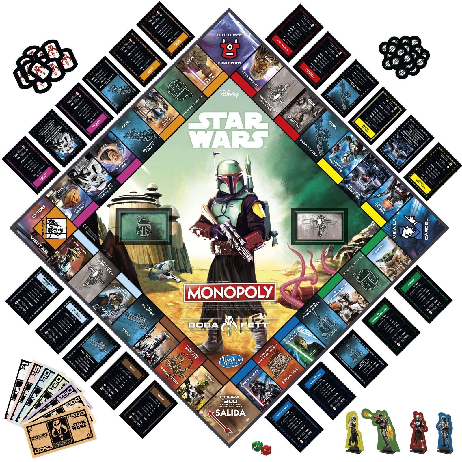 Juego Monopoly Boba Fett Star Wars Español - Image 3