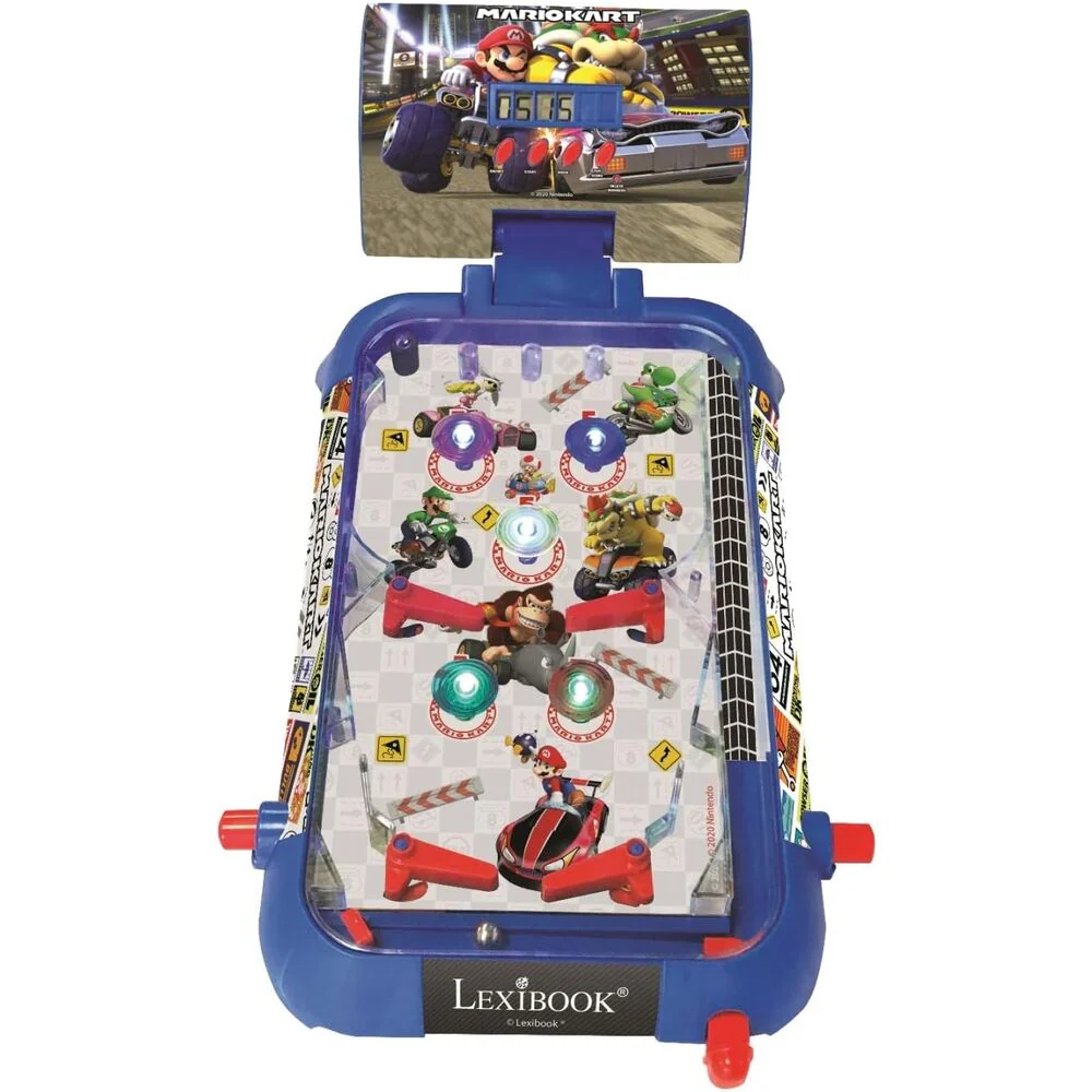 Juego Pinball De Mesa Electronico Mario Kart