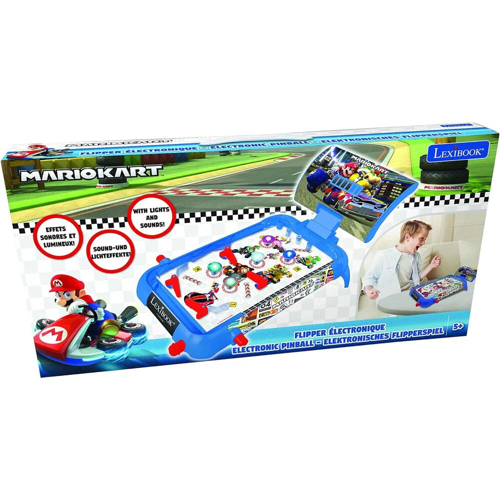 Juego Pinball De Mesa Electronico Mario Kart - Image 2