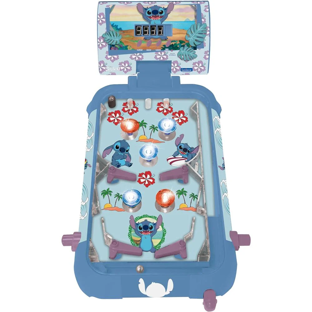 Juego Pinball De Mesa Electronico Stitch Disney - Image 2