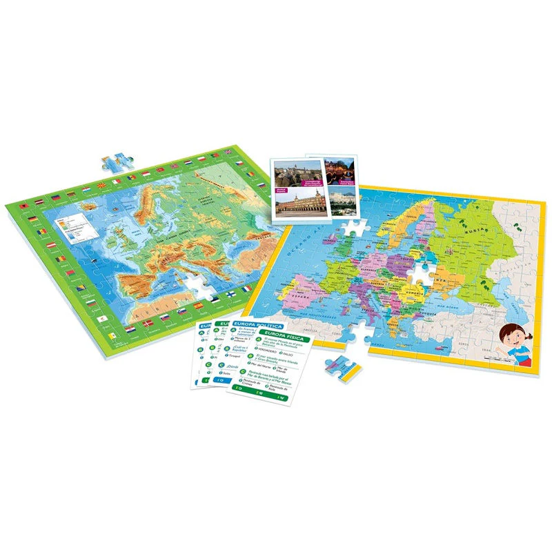 Juego Puzzle Mapa Geo Descubre Europa - Image 2