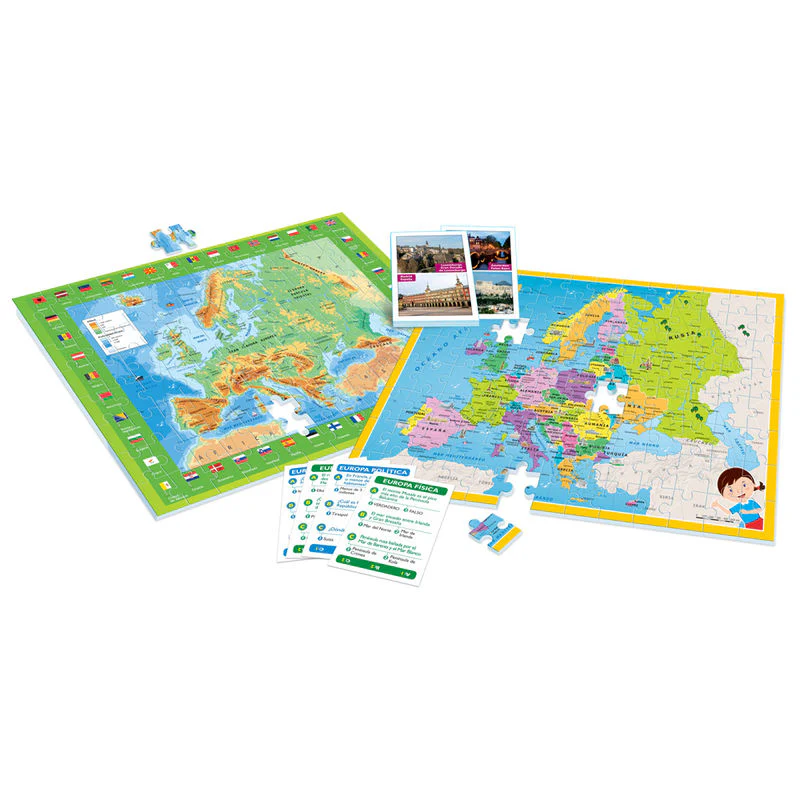 Juego Puzzle Mapa Geo Descubre Europa - Image 3