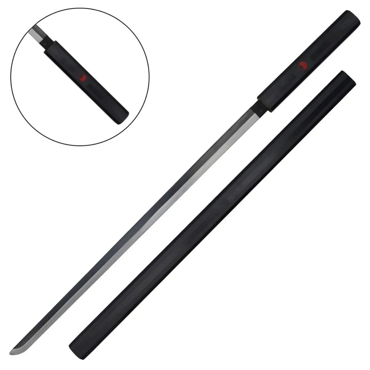 Katana Decorativa Negra de Sasuke Naruto