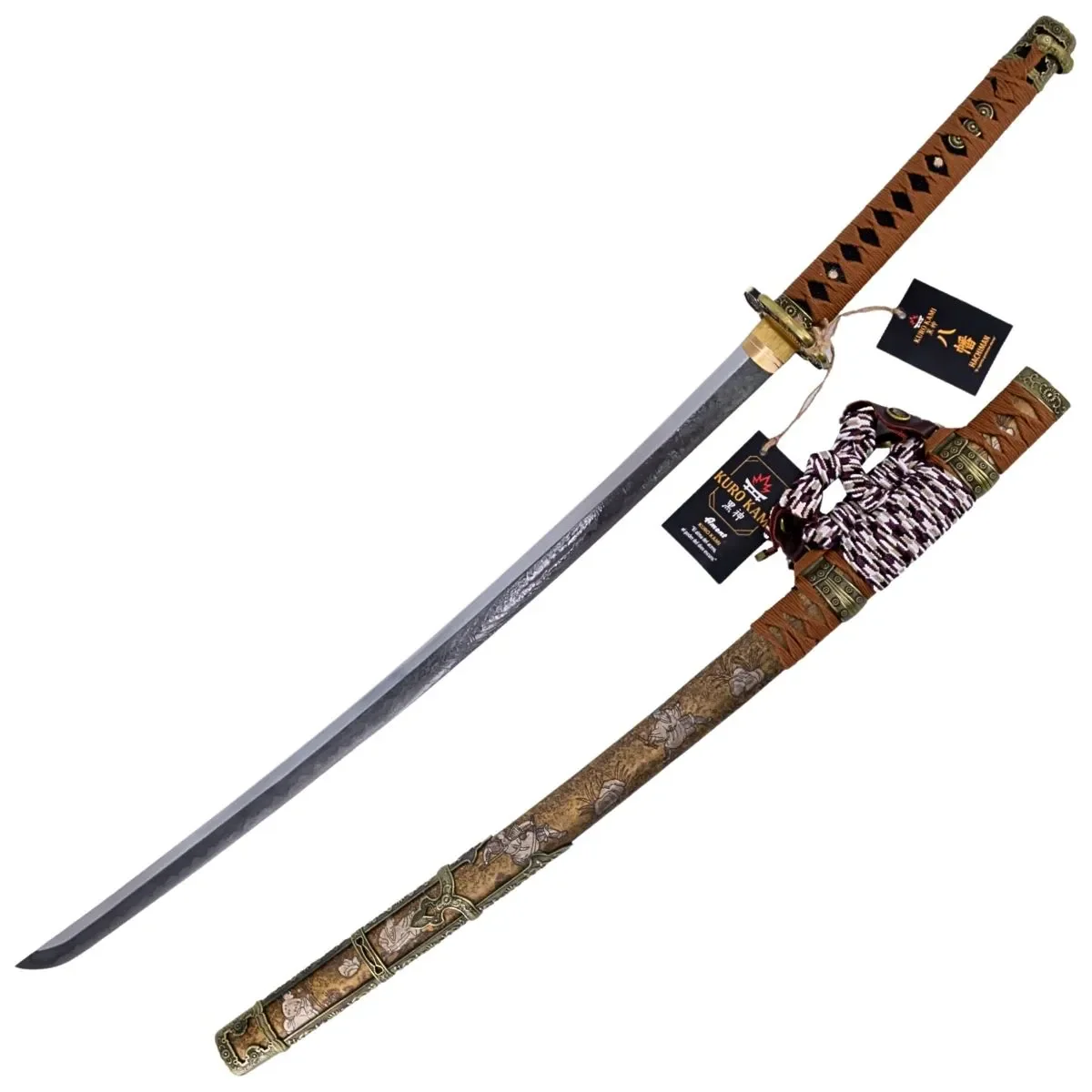 Katana Funcional Kuro Kami Hachiman – Acero 1090 Certificado - Image 3