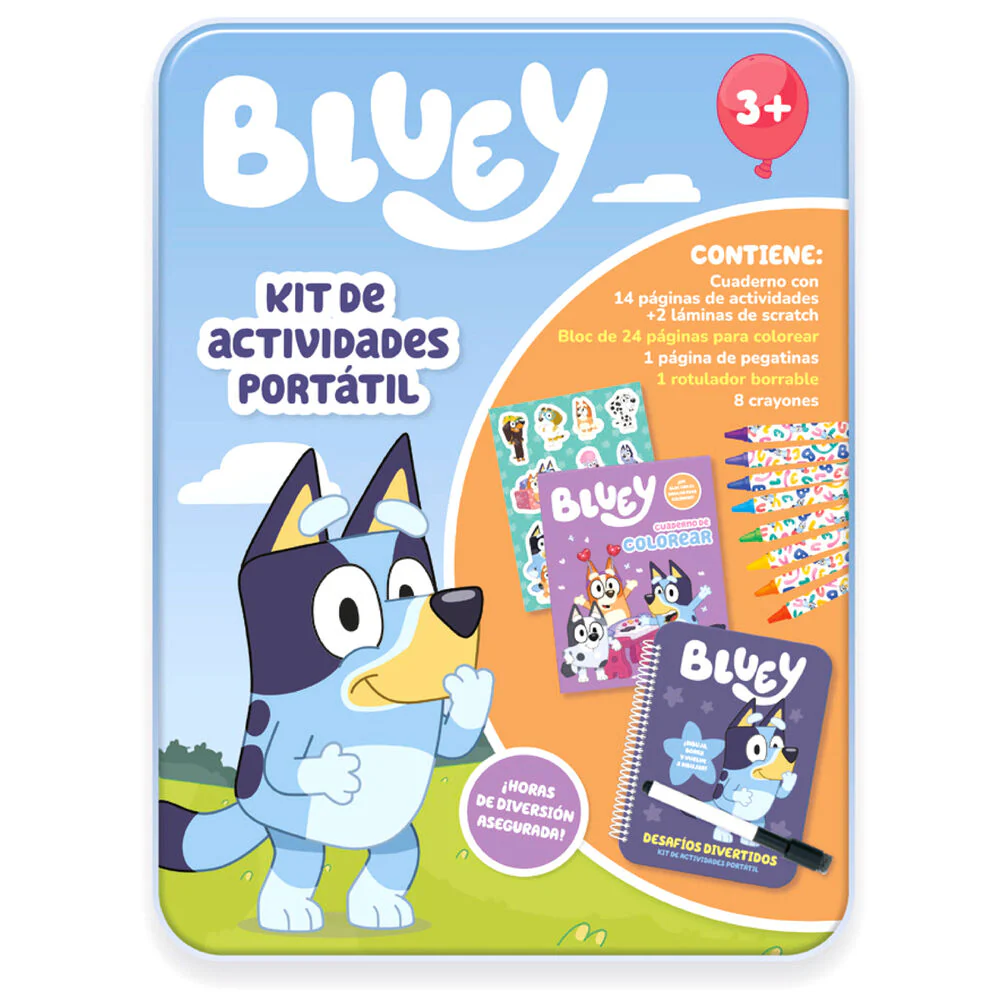 Kit Actividades Portatil Bluey Español