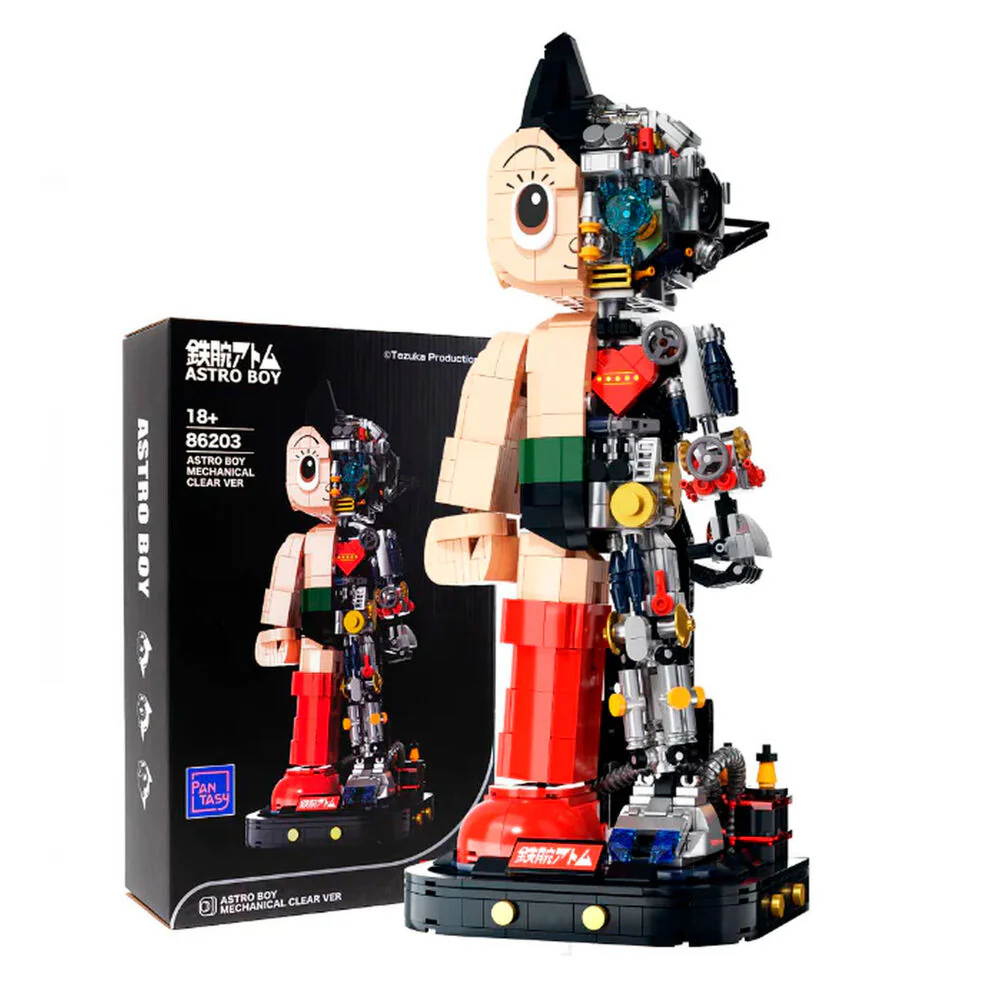 Kit Construccion Astro Boy Mechanical Clear Astro Boy 1250Pzs